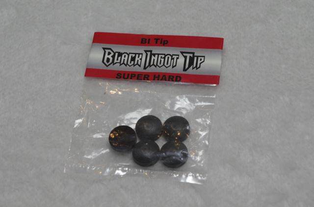 BI TIP Japan imports original dress jumping pole leather head black ingot tip Meiz original plant superhard