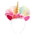 Khuyến mại dành cho người lớn Trẻ em Net Red Shiny Unicorn Headband Phụ kiện tóc Halloween Carnival Party Performance Performance dây buộc tóc hàn quốc Phụ kiện tóc