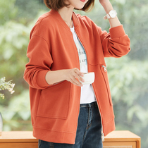 Jacket 2021 new spring and autumn large size coat February and August middle-aged womens middle-aged mother thin coat