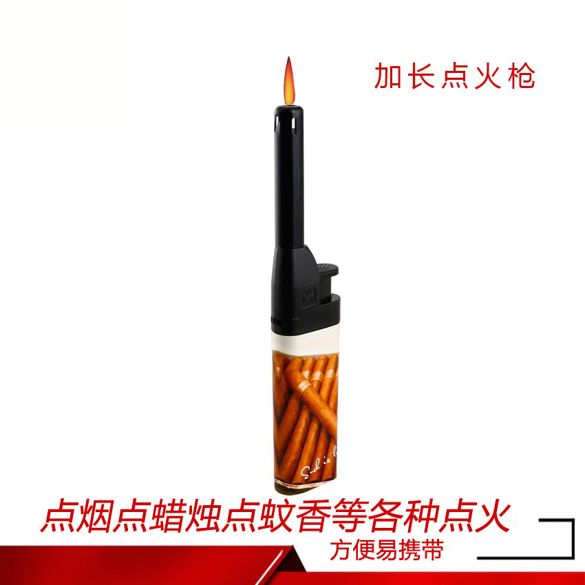 Open fire long mouth lighter electronic ignition gun ignition stick Candle Candle mosquito-repellent incense liquefied gas cigarette lighter