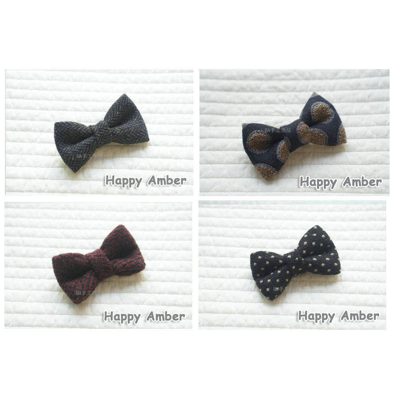 HA73 high-set exclusive niche for small crowdsourced, herringbone text-point baby boy boy age flower boy tide boy collar tie-Taobao