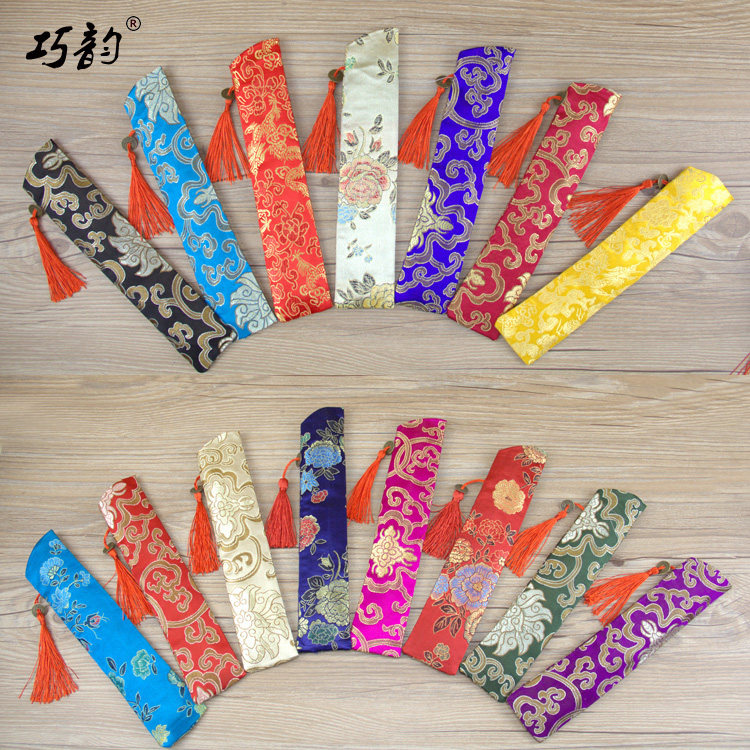 Qiaoyun fan art folding fan cover fan bag small gift abroad gift for classmates foreigners creative fan