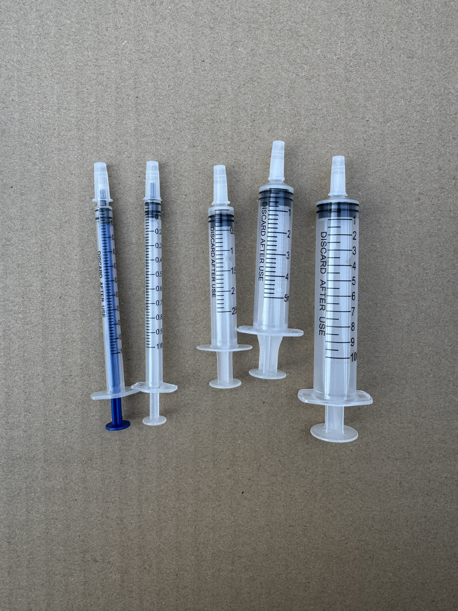 工业用实验过滤分装宠物医院一次性无针头注射筒可配密封帽堵塞头