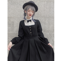 Sakura family jk uniform (Maria) fake two-piece dress sweet box pleated college style Japanese original female