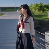 Sakura family jk sailor suit (Maple Leaf) original uniform Japanese college style long-sleeved middle suit womens autumn and winter