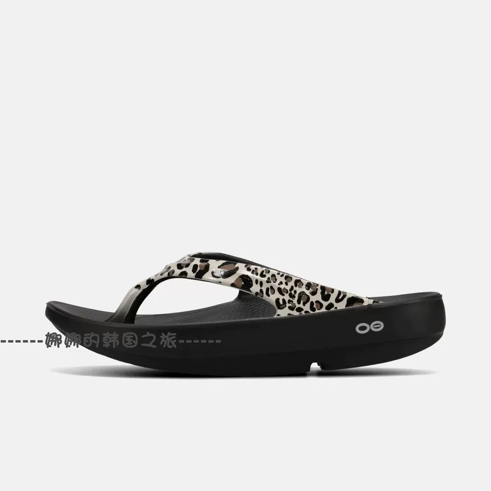 Корейский закупочный агент OOFOS OOlala Ltd серия леопардовый рисунок в горошек легкие нескользящие повседневные уличные шлепанцы