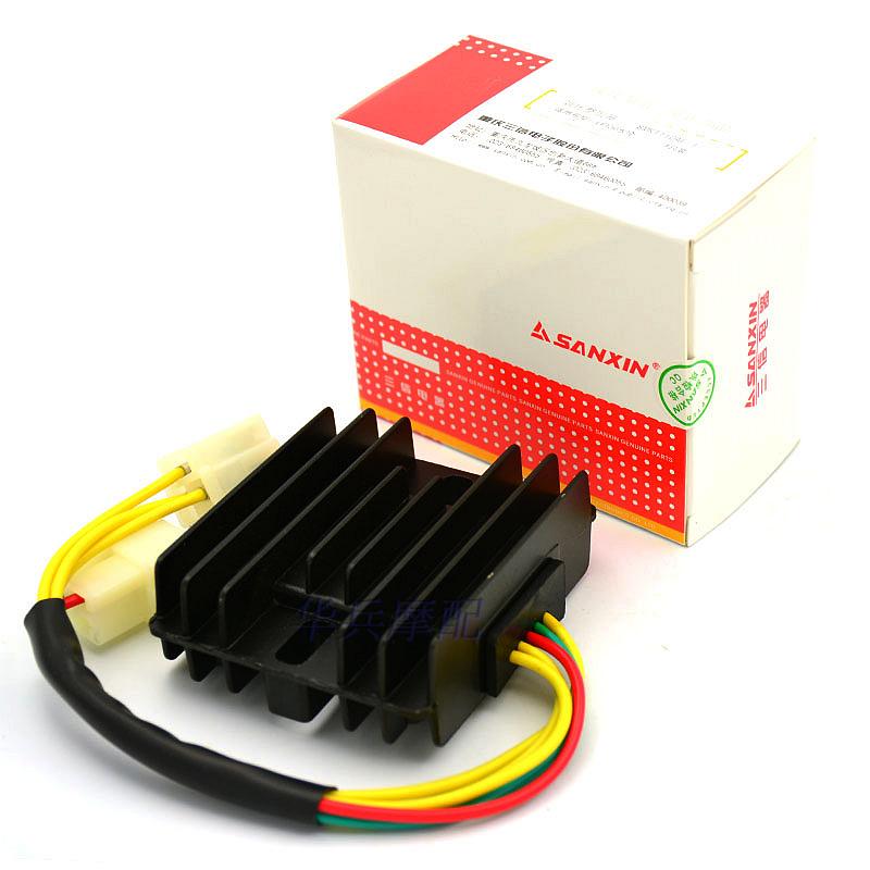 Three-phase switch type voltage regulator LF150 water-cooled voltage regulator rectifier Sanxin Electric 5-wire light change lamp good helper