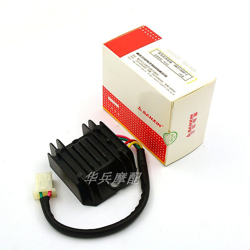 ZJ125 CG125 FXD switching voltage regulator Sanxin Electric 4-wire internal and external plug SMCT110AF