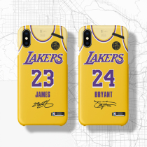 James Davis Los Angeles Lakers retro yellow iphone78 XSMAX XR 6s plus phone case