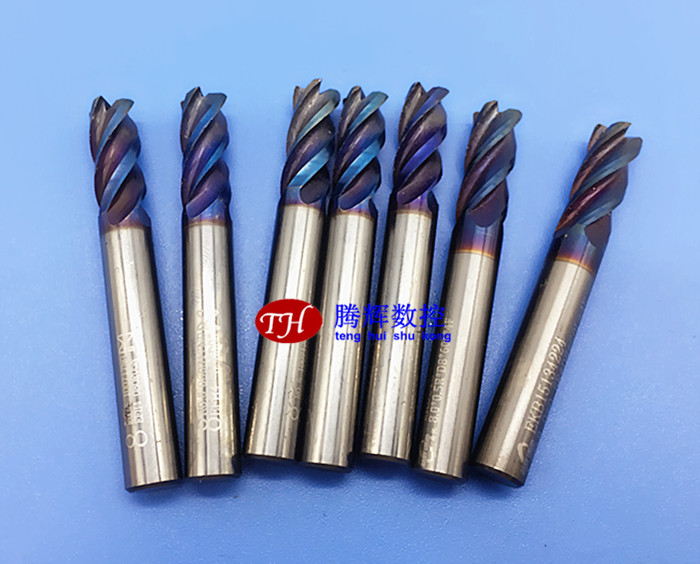 New second-hand imported high hardness end mill Tungsten steel milling cutter 65 degree milling cutter Processing quenching material