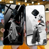 Vivos5 мобильный телефон Shell China wind jianghu Старик Старик с закаленным стеклом S5 Защита от древнего стиля New Vivo Hanjiang guying All -Inclusize Silicone Fip Border Fall Personality Martial Arts Men's Tide