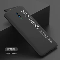 Oppo Reno [подъемная защита-круто черная]+Стальная пленка
