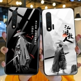 Huawei nova6 мобильный телефон корпус китайского ветра ветра Жинху Старик с закаленным стеклом nova6se Защитный набор древний ветер 5G Новый Ханьцзян одинокий тень.