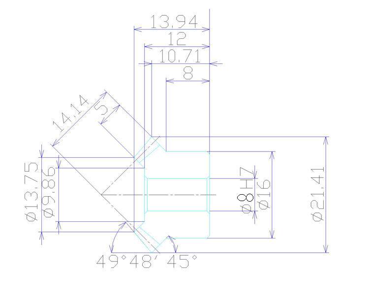 High precision 1 mode 20 teeth bevel gear straight bevel gear differential medical equipment marking machine