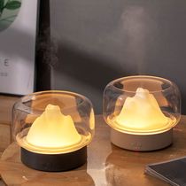 Snow mountain aromatherapy machine Essential oil warm mountain aromatherapy lamp Aroma machine Ultrasonic plug-in aromatherapy stove Bedroom humidifying night light