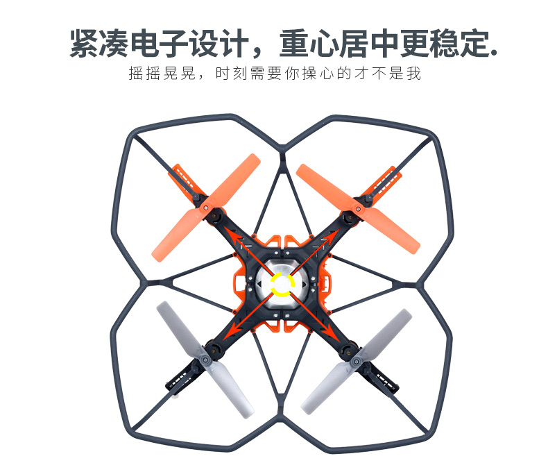 Yinhui 2.4G cơ khí vuốt bốn trục máy bay trẻ em điều khiển từ xa máy bay trực thăng thông minh đồ chơi bé trai siêu nhân đồ chơi