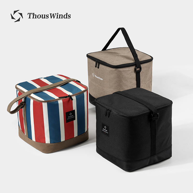 Thous Winds Outdoor Gas Tank Storage Bag Large Capacity Anti-Collision Tableware Stove Gas Tank Storage Bag Bag
