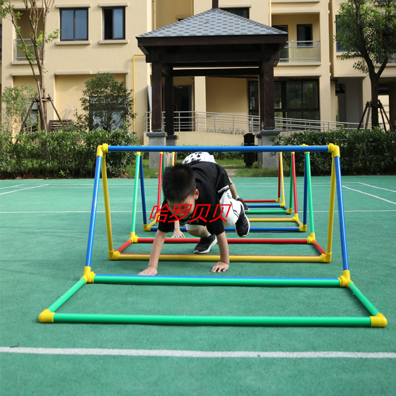 Kindergarten outdoor toy drill hole crossbar drill climbing combination sensory system physical training large toy combination