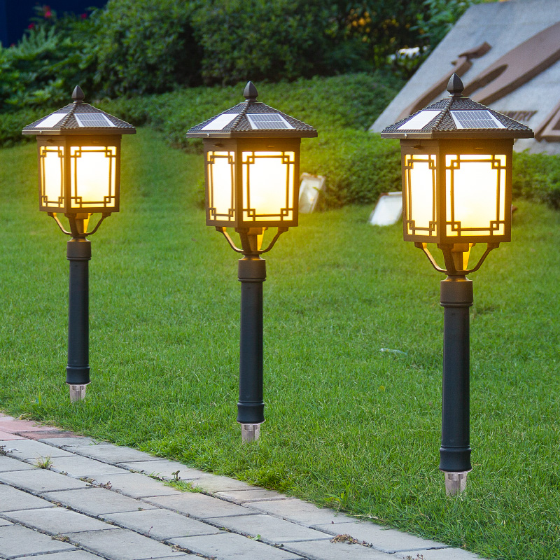 Solar light outdoor garden light Home outdoor landscape garden villa LED waterproof grass plug lawn light