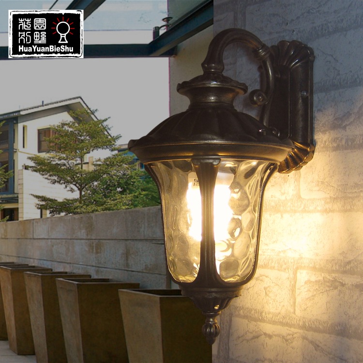 (Garden Villa) LED Eurostyle outdoor lamp wall lamp imitation ancient courtyard balcony light small hallway walkway light