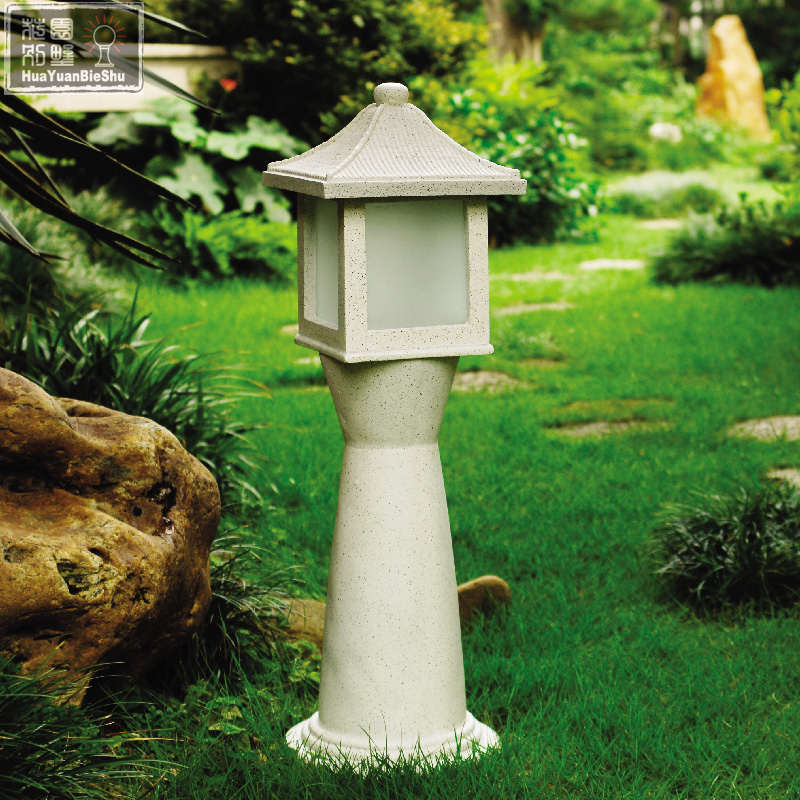 New Chinese LED Outdoor Light Garden Light Garden Light Lawn Lamp Post Head Light Garden Landscape Light Imitation Stone Light