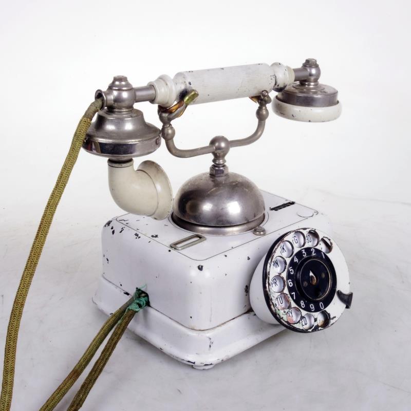 Antique old objects rare rotary dial dial telephone dial slightly unsmooth B&B club decoration