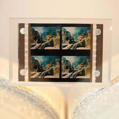 Nostalgic film frame, 70mm and 35mm film grid, retro creative and fresh, a gift for photography enthusiasts