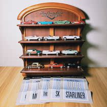 Antique Franklin 1950s classic car Classic car model set with display rack 12 1:43
