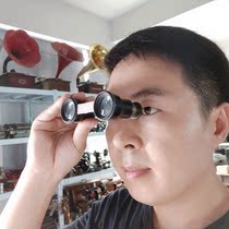 1930s European old-fashioned drama watching game with mini binocular hand-held telescope function normal 8 items