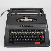  9-pin Japanese antique typewriter Silver Seiko Mechanical English typewriter Normal function with lid Black