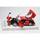 Alloy Full-Scale Montage 1:18 Scale F40 Standard Red Foam Box/Leather Base Gift Box