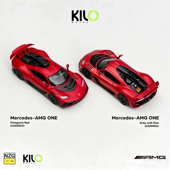 Kilo Works Kw 1:64 Mercedes-Benz Amg One Supercar Alloy Car Model Collectible Ornament