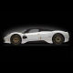 Pocher 1:8 Pagani Utopia Pearl White Large Scale Assembly Version Alloy Car Model