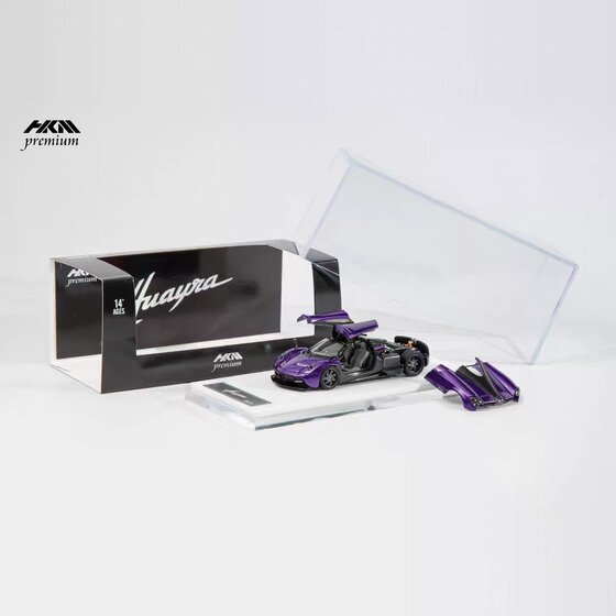 Hkm 1:64 Pagani Huayra Openable Doors and Hood Alloy Full-Scale Car Model