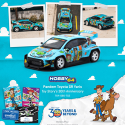 Tw 1:64 Toyota Gr Yaris Toy Story Alloy Car Model