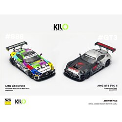Kiloworks 1:64 Mercedes-Benz Amg Gt3 Evo Ii with Openable Hood Alloy Car Model