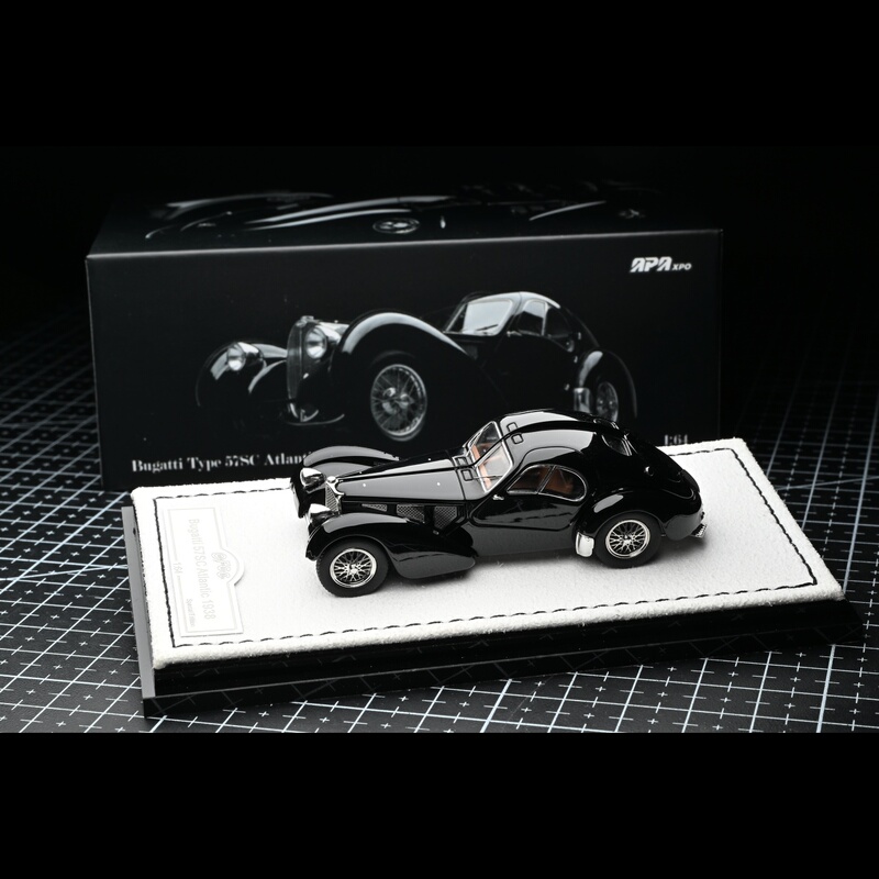 Gfcc 1:64 Bugatti Atlantic Foshan Limited Edition Alloy Car Model Gfcc 1:64 Bugatti Atlantic Foshan Limited Edition Alloy Car Model