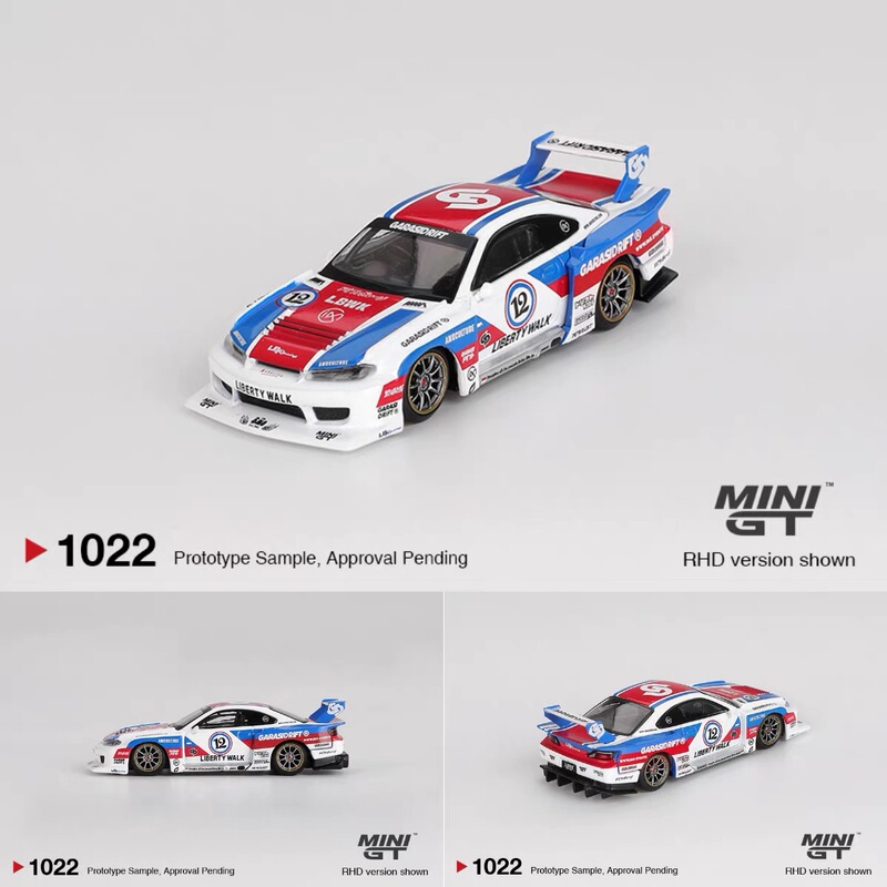 Minigt 1:64 Nissan Lb-Super Silhouette S15 Silvia 1022 Alloy Car Model Minigt 1:64 Nissan Lb-Super Silhouette S15 Silvia 1022 Alloy Car Model