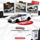 Tw 1:64 Nissan Nissan Gt-R R35 Type 2 White with Fuel Tank Alloy Car Model
