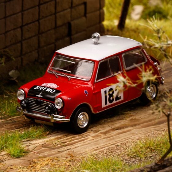 Gcd 1:64 Morris Mini Mini 66 87 Alloy Car Model Collection