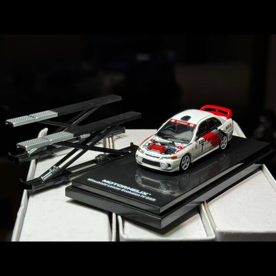 Mh Motorhelix 1:64 Mitsubishi Evo Iv Gsr Alloy Car Model Collection