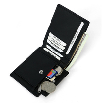 rfid Mens wallet anti-theft brush head layer cowhide leather card bag large capacity coin wallet one wallet wallet wallet