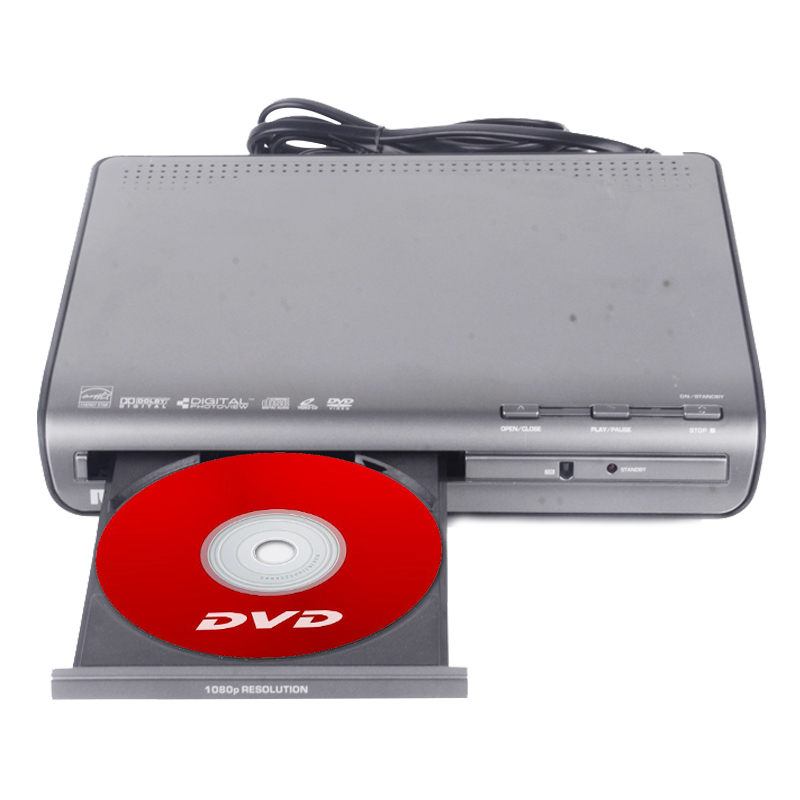 RCA Mini HD DVD DVD driver home CD player English CD DVD player HDMI