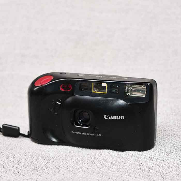 The Canon 35mm Dinggio 135 glued roll camera