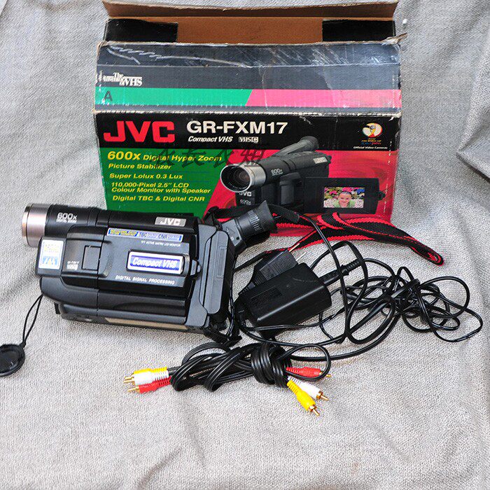 jvc gr-xfm17 vhs-c-type audiotape video camera