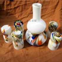 Old objects glazed water with 6 pieces of cover