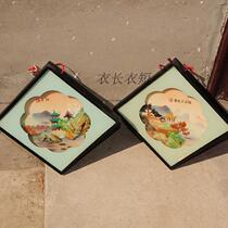 Decorative painting shell painting hanging pieces of the 1980s shell