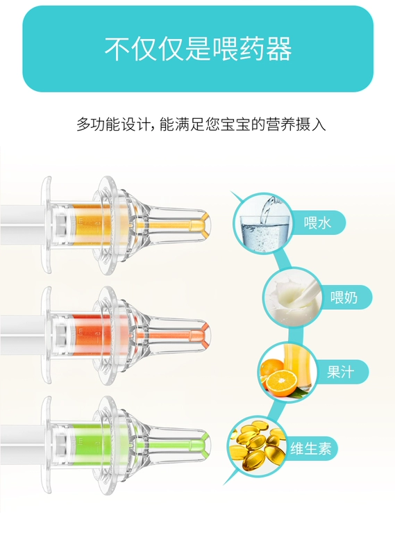 Thiết bị y học trẻ em chống mite ống tiêm loại núm vú nước cho trẻ sơ sinh cung cấp cho em bé nhỏ giọt thuốc ăn uống - Cup / Table ware / mài / Phụ kiện