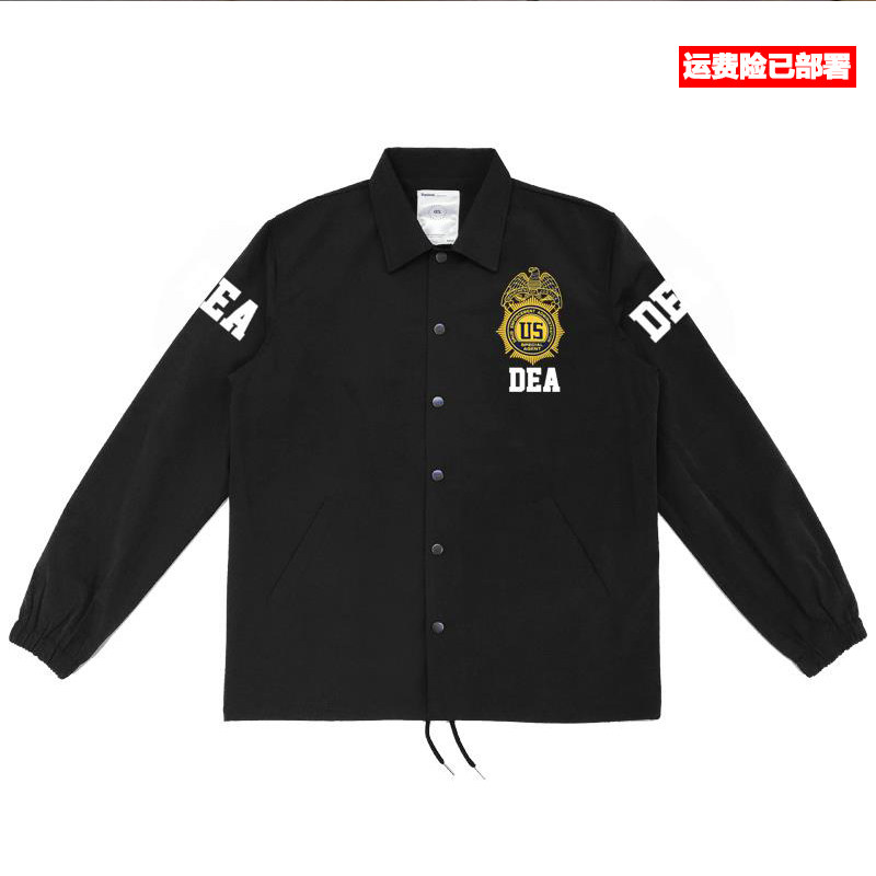 Meichao brand DEA tactical coach jacket men's identification windbreaker loose ATF detective clothing ruffian handsome jacket spring and autumn