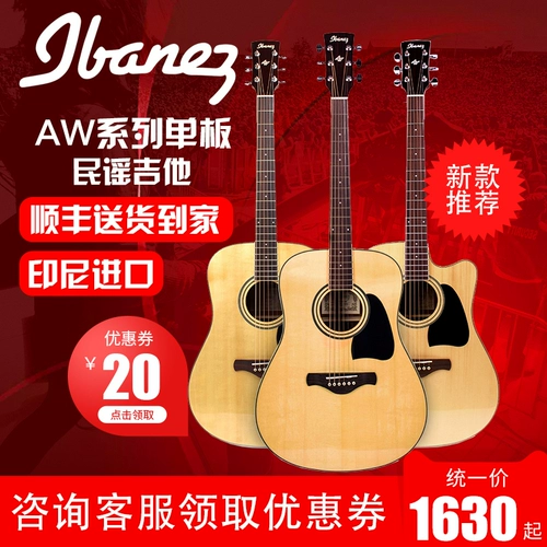 Ibanez Yibana Min Ballad Guitar AW100 AW120Z 41 -INCH